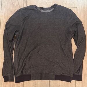 Robert Barakett Charcoal Crewneck Top